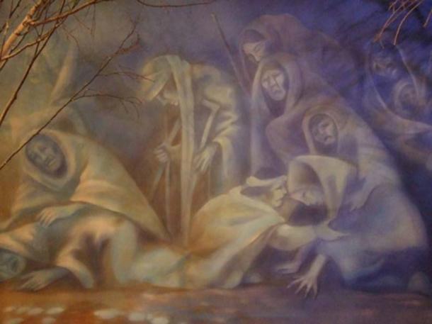 Cherokee museum - trail of tears mural. (nick chapman/CC BY NC 2.0)