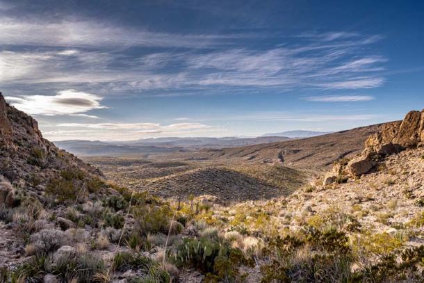 Пустинята Чихуахуан близо до Зоната на мълчанието в Северно Мексико.  (kellyvandellen / Adobe Stock)