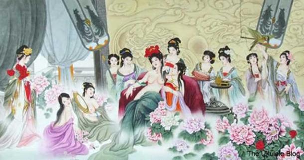 Chinese concubines.