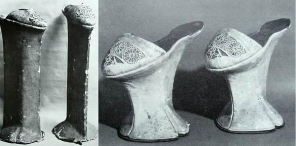 Chopine shoes were worn to reflect the status of the wearer