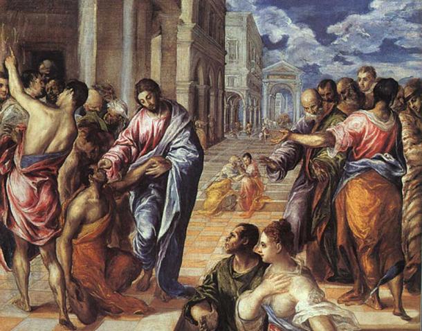 ‘Christ Healing the Blind in Jericho’, El Greco.