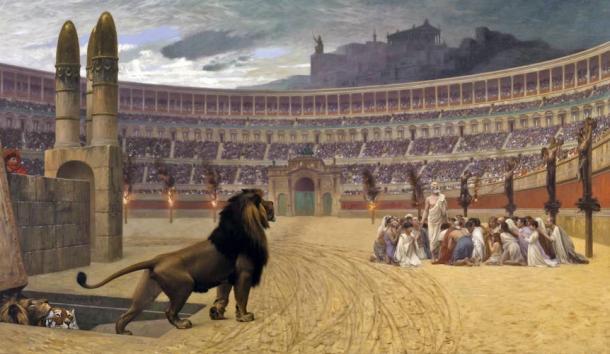The Christian Martyrs’ Last Prayer by Jean-Léon Gérôme. 