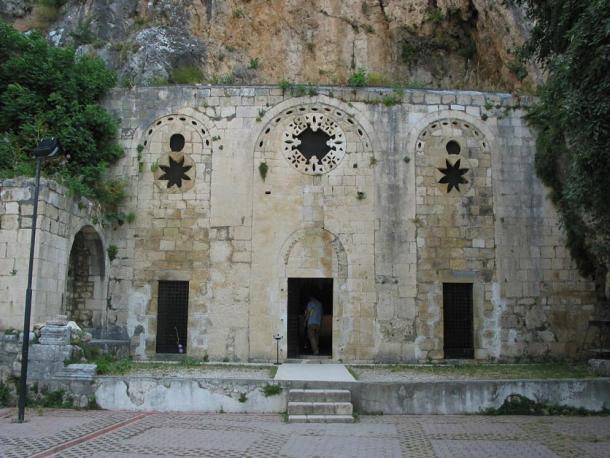 The Church of St Peter near Antakya, Turkey, said to be the spot where Saint Peter first preached the Gospel in Roman Antioch.