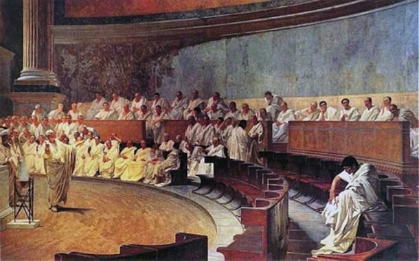 ‘Cicero Denounces Catiline’ (1889) by Cesare Maccari