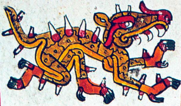 Cipactli is one of the mythical creatures from Aztec legends. (Public domain)