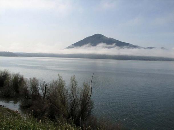 Clear Lake and Mount Konocti, California