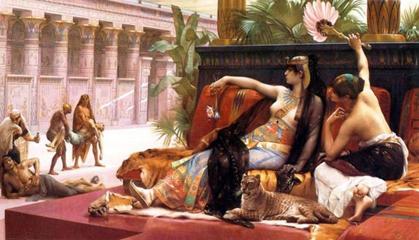 Cleopatra Testing Poisons on Condemned Prisoners by Alexandre Cabanel (1887).