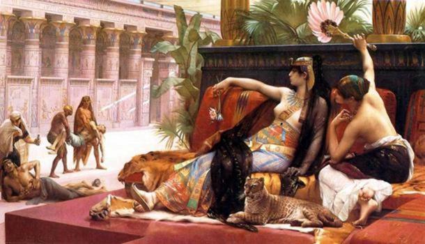 Cleopatra Testing Poisons on Condemned Prisoners by Alexandre Cabanel (1887)