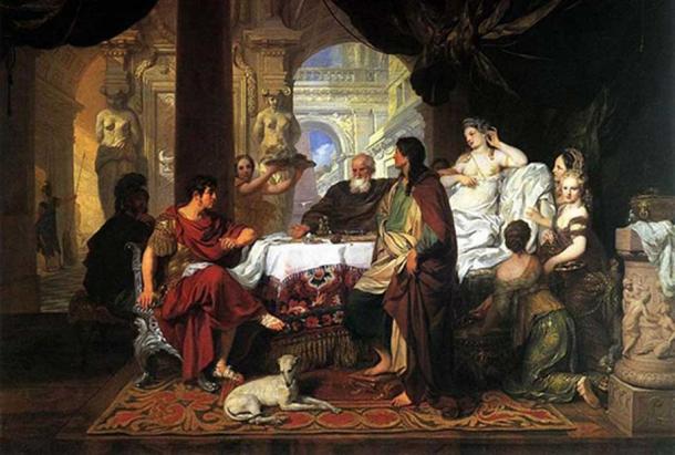Cleopatra's Banquet. By Gerard de Lairesse. 