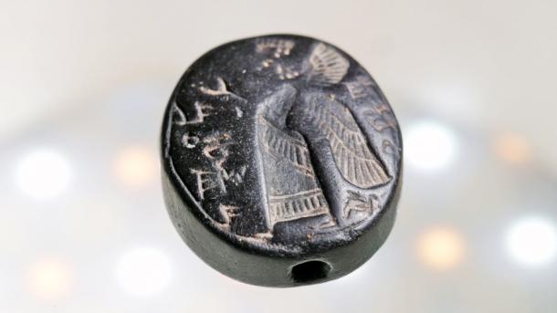 2,700-Year-Old Seal with Winged 'Genie' Discovered Near