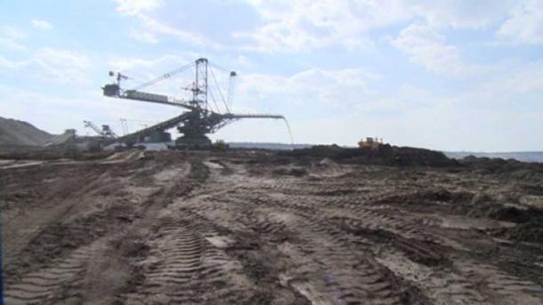 Coal mine in Bełchatów. 
