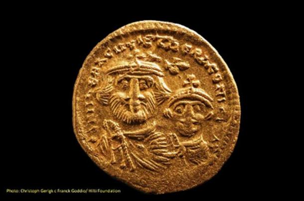 Coin recovered from the site. (Christoph Gerigk - Frank Goddio/ Hilti Foundation/ Egyptian Antiquities Authority)