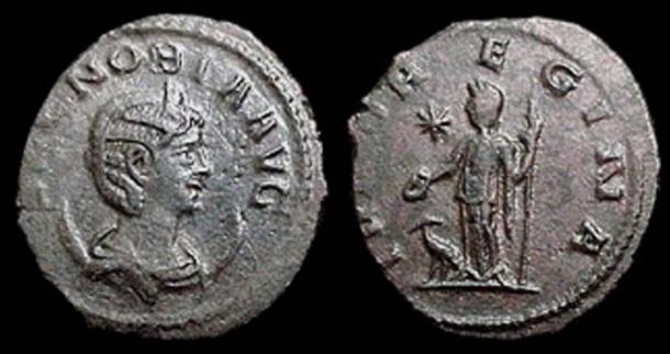 Coins depicting Zenobia
