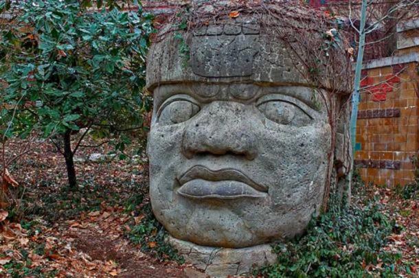 Colossal stone head of the Olmecs. (BigStockPhoto) The Chontal claimed that they were descendants of the Olmecs or Xi people.