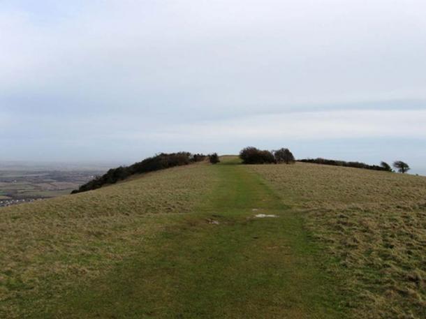 A causewayed enclosure at Combe Hill, England