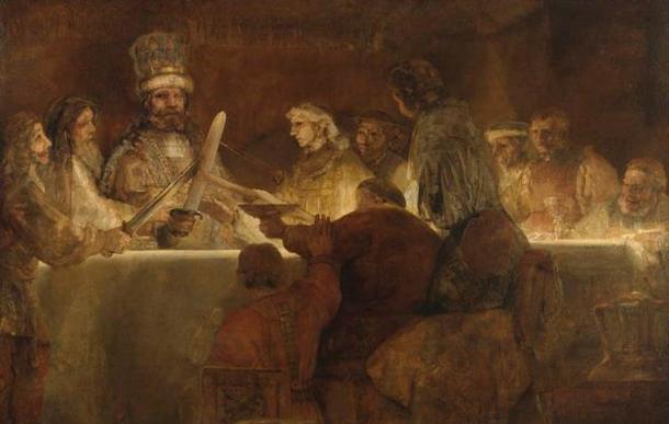 ‘The Conspiracy of the Batavians under Claudius Civilis’ (1661-1662) by Rembrandt.