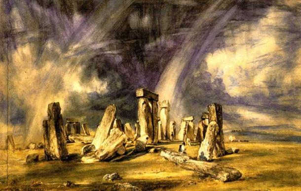 Constable's portrayal of Stonehenge. Source: Public Domain