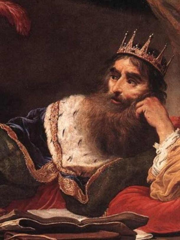 Croesus Receiving Tribute from a Lydian Peasant (1629) (Public Domain)