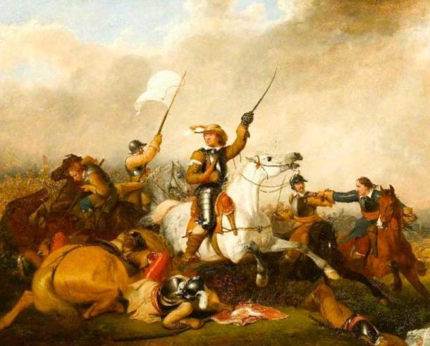 Oliver Cromwell at the battle of Marston Moor on 2 July 1644. (Abraham Cooper / CC BY-SA 4.0)