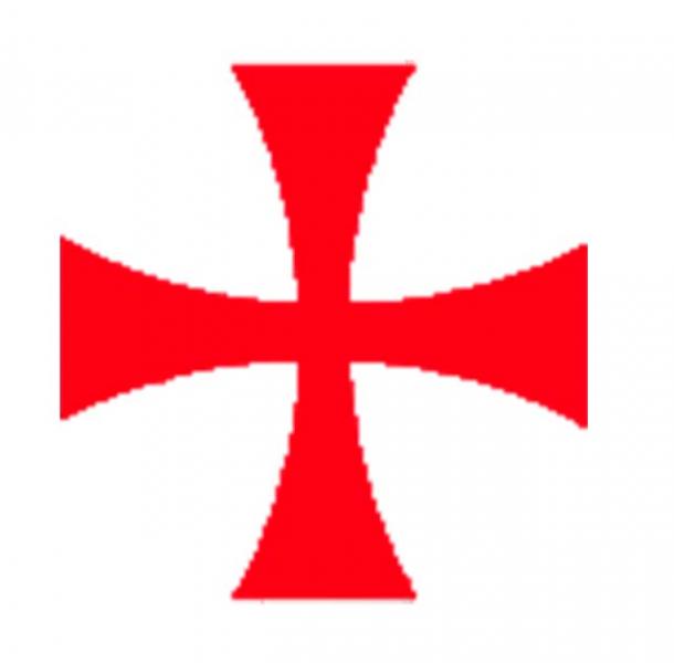 Cross Patée, this was often used by templar Knights, but was not exclusive to them. (Public Domain)