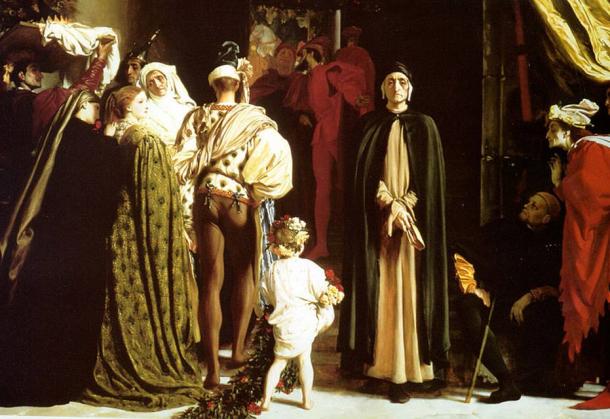 Dante in Exile (1864), Frederic Leighton