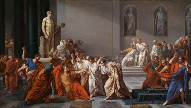 Death of Caesar by Vincenzo Camuccini