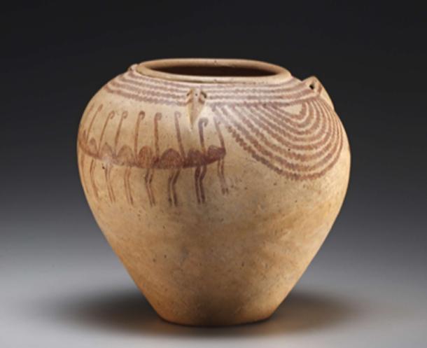 Decorated jar with Nilotic scenes (D-ware). Baked clay. Predynastic Period, Naqada II, 3700-3300 BC. (Author Supplied /Nicola dell’Aquila and Federico © Taverni/Museo Egizio di Torino)