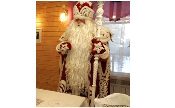 Ded Moroz in his home at Veliky Ustyug, Vologda Region, Russia.