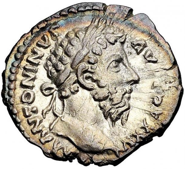 Denarius featuring emperor Marcus Aurelius. By the time he came to power, the silver content in the denarius had gone down to 75% of its original value. (Rasiel / CC BY-SA 3.0)