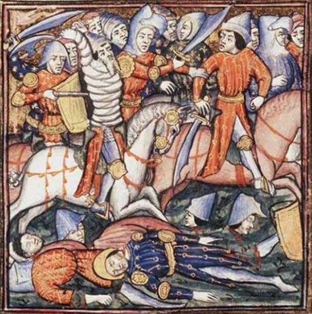 Depiction of the Battle of Cannae, based on Livy’s History of Rome, circa 1400 (Public Domain)