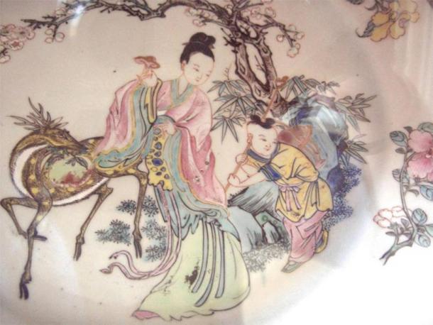 Depiction of the goddess Xiwangmu, the Queen Mother of the West. (Dr. Meierhofer / CC BY-SA 3.0)