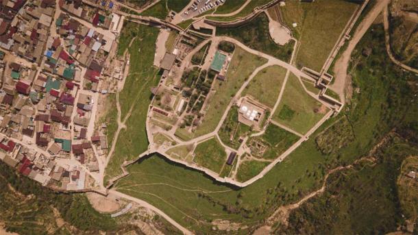 Derbent fortress from the air. (Евгений Герунов / Adobe Stock)