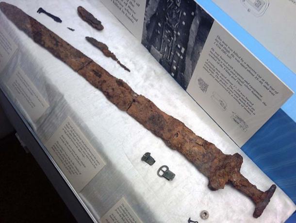 Derby Museum Viking Sword found in Repton.