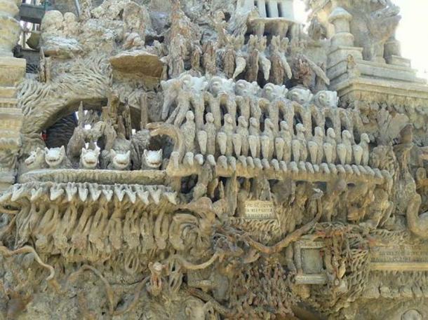 Detail of the Palais Idéal.