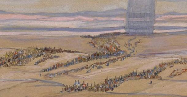 Detail of The Exodus by J. Tissot. (Google Arts & Culture)