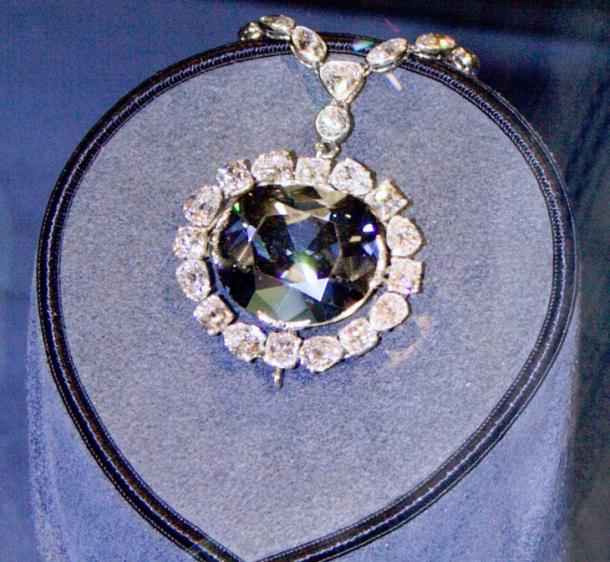 The Hope Diamond in the National Museum of Natural History