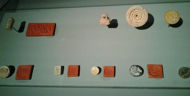 A collection of Dilmun seals, Bahrain National Museum