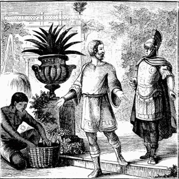 Diocletian in retirement. (Public Domain)