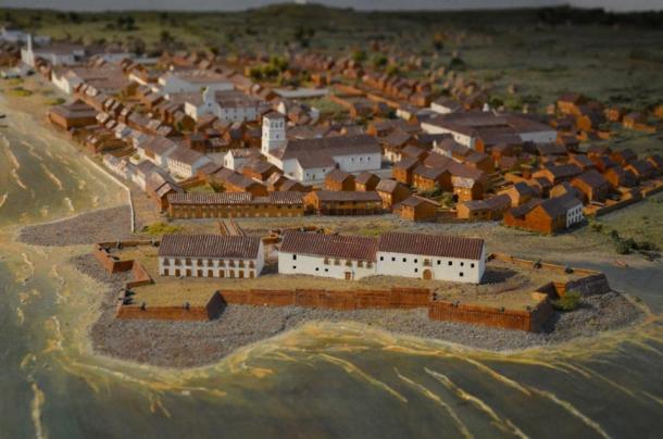 Diorama of Panamá Viejo