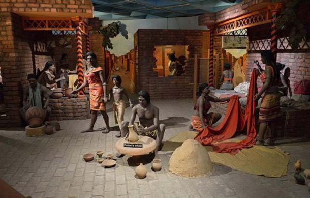 Diorama of everyday life in Indus Valley Civilization. (National Science Centre, Delhi, India) (Biswarup Ganguly/ CC BY 3.0 )
