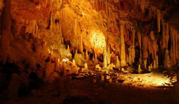 One of the Diros Caves in Greece 