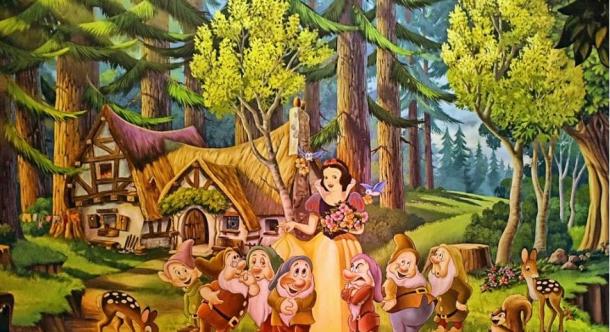 Disney - Snow White And Seven Dwarfs Mural.
