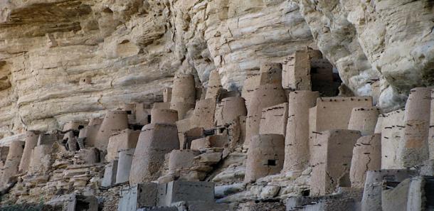Dogon Cliff Dwellings in Africa