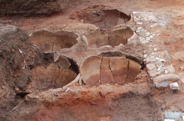 Dolia found under the once-magnificent Villa le Grotte bear inscriptions suggesting the identity of the owners