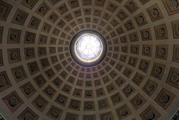 Dome of Basilica Santa Maria degli Angeli e dei Martiri, Rome, Italy