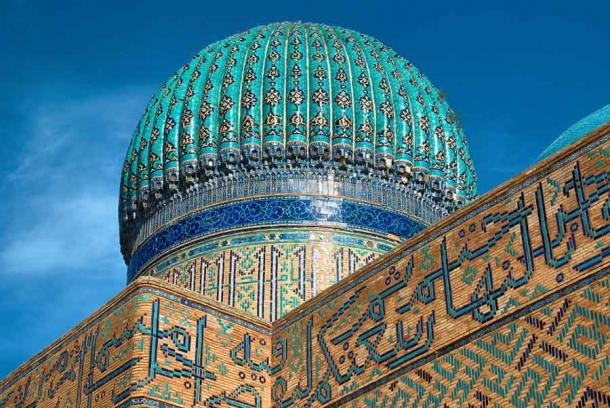 Dome of the Mausoleum of Khoja Ahmed Yasawi. (Yevgeniy / Adobe Stock)