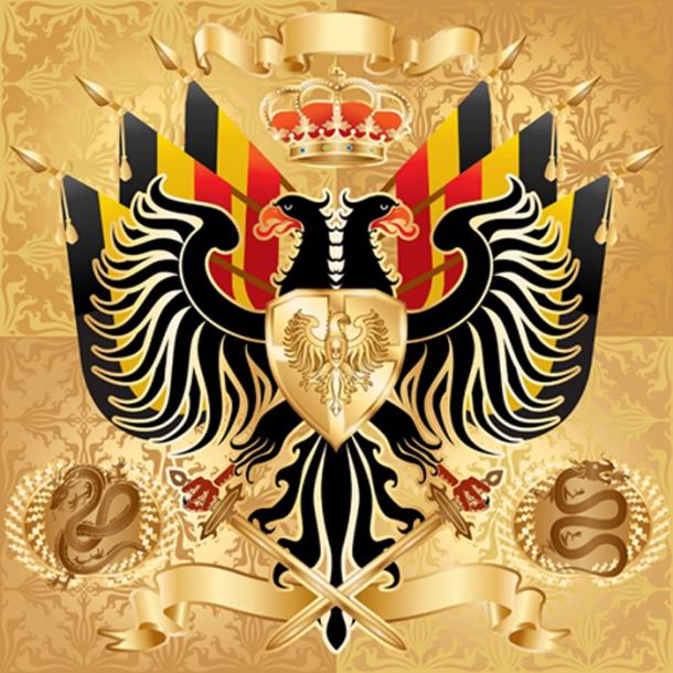 Double-Headed Eagle used for Monarchy Emblem. (davorr / Adobe)
