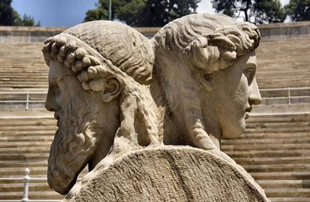 Double headed Herm statue, Athens. (Author provided)