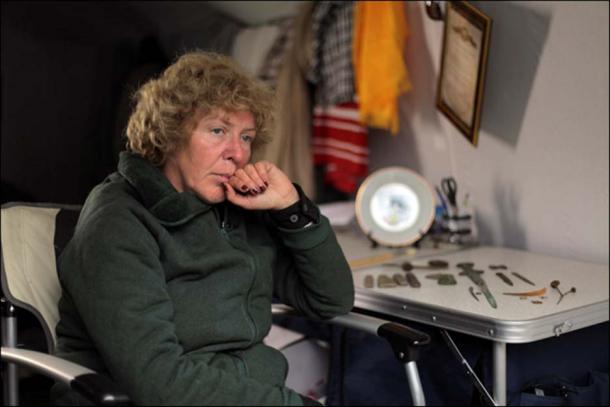 Dr. Marina Kilunovskaya, of the Institute for the History of Material Culture, Russian Academy of Sciences, in St. Petersburg. (Image: Siberian Times)