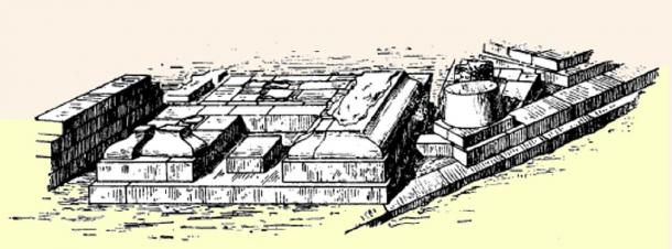 Drawing of the excavated Lapis Niger in the Roman Forum. (Vittalio / Public Domain)